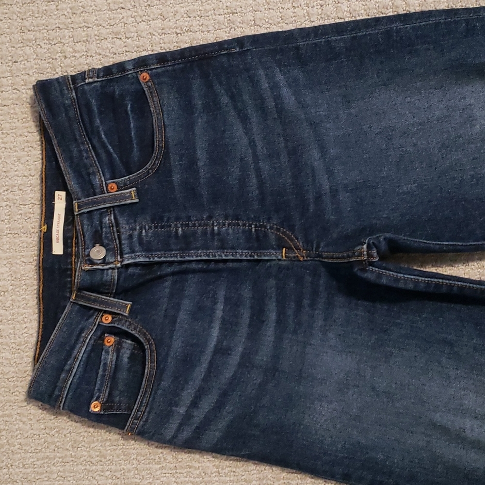 Levi's Ribcage Straight Leg Jeans - Picture 2 of 10